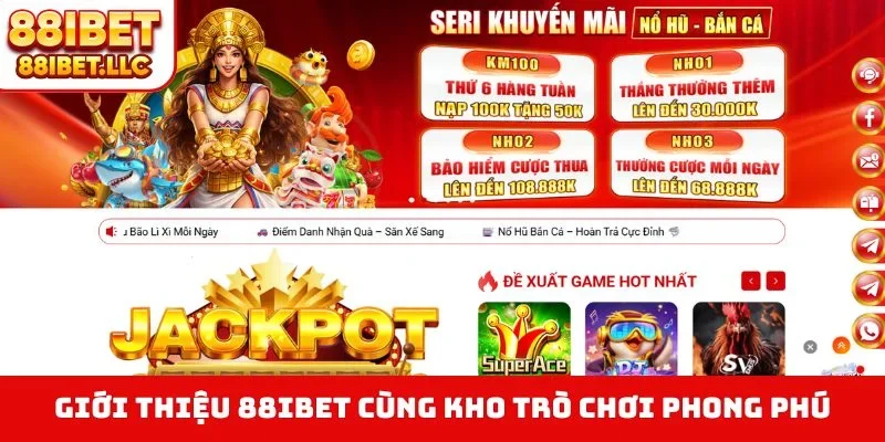 Giới thiệu 88ibet 3 Giới thiệu 88IBET cùng kho trò chơi phong phú